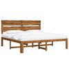 vidaXL Cama doble con cabecero ROSTOCK Natural 193 x 203 cm