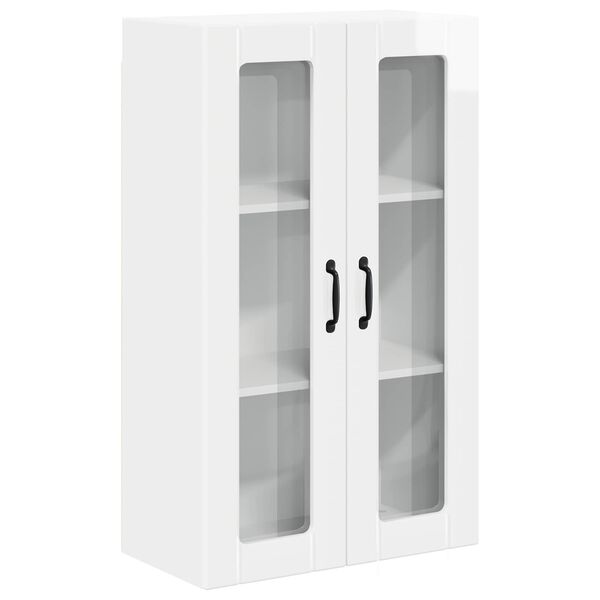 vidaXL Armario de cocina mural con puerta brillante 60 x 31 x 100 cm