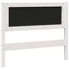 vidaXL Cabecero tapizado con cabecera 100 cm Madera de pino macizo