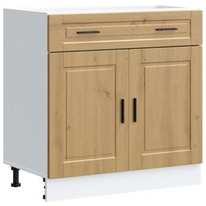 vidaXL Mueble bajo de cocina&nbsp;porto roble artesano madera reconstituida