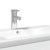 vidaXL Mueble de ba&ntilde;o con lavabo integrado blanco