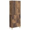 vidaXL Juego de armarios 2 pcs Madera envejecida 66 x 34,5 x 90 cm