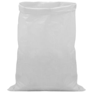 vidaXL Sacos tejidas 250 uds. Blanco 30 x 45 cm PP