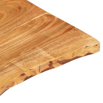 vidaXL Encimera para armario tocador madera maciza acacia 58x55x2,5 cm