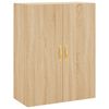 vidaXL Armario de pared 2 unidades roble Sonoma 69,5x34x90 cm