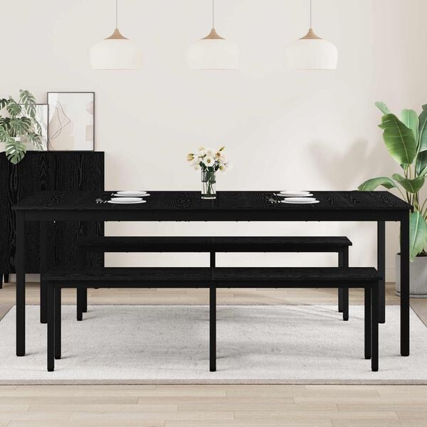 vidaXL Mesas de comedor Madera de ingenier&iacute;a