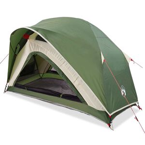 vidaXL Tienda de campa&ntilde;a para 1 persona impermeable verde