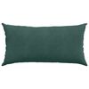 vidaXL Cojines de sof&aacute; 2 pcs Verde oscuro 80 x 40 cm Tela de pana