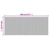 vidaXL Biombo divisor de bamb&uacute; marr&oacute;n ancho 400 cm alto 165 cm