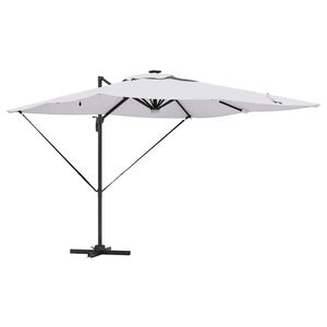 vidaXL Parasol Roma Beige 286 x 284 x 270 cm Aluminio y poli&eacute;ster