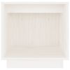 vidaXL Mesitas de noche 2 uds madera maciza de pino blanco 40x30x40 cm