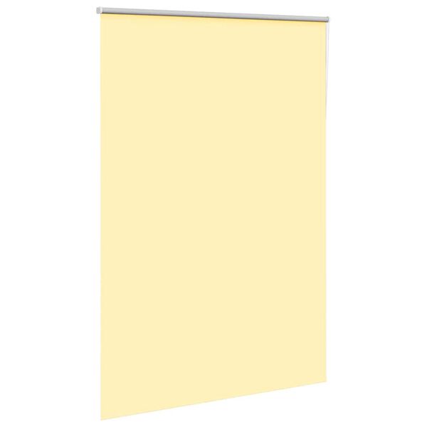 cmvidaXL Estor Enrollable Opaco Amarillo 145x210 cm Tela Ancho 141,6cm