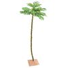 vidaXL Palmera artificial con 136 LED blanco c&aacute;lido 220 cm