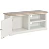vidaXL Mueble para TV de madera blanco 90x30x40 cm