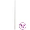 vidaXL Pegatinas de mueble autoadhesivas PVC transparente 90x500 cm