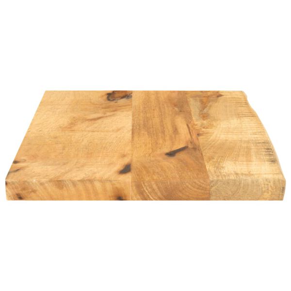 vidaXL Tablero de mesa borde natural madera maciza mango 60x30x2,5 cm