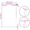 vidaXL Estor enrollable opaco 104,4x175 cm, tela, ancho 100 cm, gris