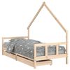 vidaXL Estructura de cama para ni&ntilde;os con cajones madera pino 90x200 cm