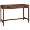 vidaXL Escritorio con cajones Natural Madera de teca maciza