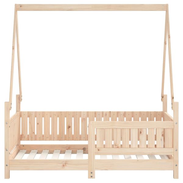 vidaXL Estructura de cama para ni&ntilde;os madera maciza de pino 70x140 cm