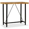 vidaXL Mesa de bar de madera maciza reciclada 120x60x107 cm