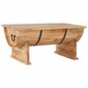 vidaXL Mesa de centro de madera maciza de mango 88x50x40 cm