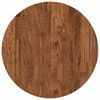 vidaXL Encimera &Oslash; 50 x 4 cm Redondo Madera de Roble S&oacute;lido