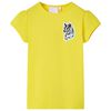 Camiseta infantil amarillo brillante 104