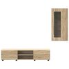 vidaXL Conjunto de mueble de TV con caj&oacute;n FLORIN Roble Sonoma
