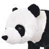 vidaXL Oso panda de peluche de pie negro y blanco XXL