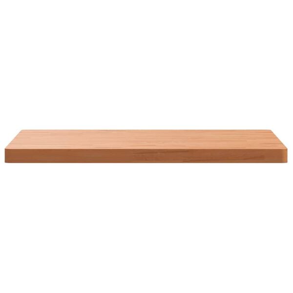vidaXL Tablero de mesa cuadrado de madera maciza de haya 80x80x4 cm