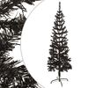 vidaXL &Aacute;rbol de Navidad delgado negro 150 cm