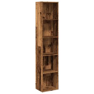 vidaXL Estanter&iacute;a madera de ingenier&iacute;a color envejecido 40x30x189 cm