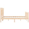 vidaXL Estructura de cama sin colch&oacute;n madera de pino maciza 120x200 cm