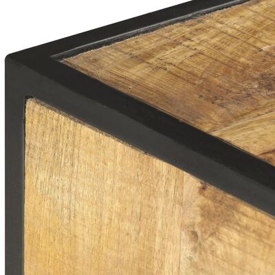 vidaXL Mueble de TV de madera maciza de mango 130x30x39 cm