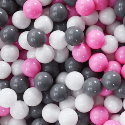 vidaXL Tienda de juegos para niños con 250 bolas rosa 100x100x127 cm