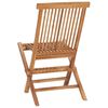 vidaXL Set de comedor de jard&iacute;n plegable 5 pzas madera maciza de teca