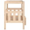vidaXL Cama para perros madera maciza de pino 65,5x50,5x70 cm