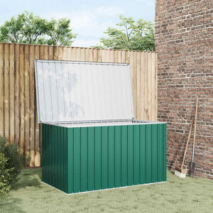 vidaXL Caja de almacenaje para jard&iacute;n verde 171x99x93 cm