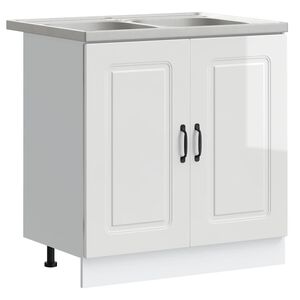 vidaXL Mueble de Cocina Kalmar brillante 80 x 46 x 81,5 cm