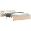vidaXL Estructura de cama sin colchón madera maciza 120x200 cm