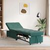 vidaXL Sof&aacute; cama Verde oscuro 194 x 67 x 82 cm Terciopelo