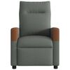 vidaXL Sillón reclinable Gris oscuro 69 x 86 x 100 cm tela