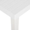 vidaXL Mesa de jardín PP blanco 150x90x72 cm