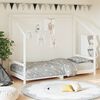 vidaXL Estructura de cama para ni&ntilde;os madera de pino blanco 90x200 cm