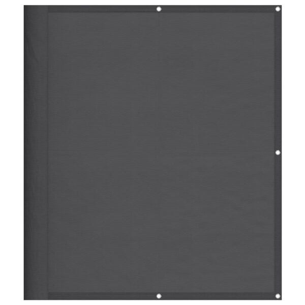 vidaXL Pantalla de balc&oacute;n 100% poli&eacute;ster Oxford antracita 120x1000 cm