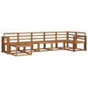 vidaXL Conjunto de sof&aacute;s de exterior 7 pcs Natural