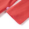Camiseta infantil de manga larga rojo tostado 104