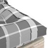 vidaXL Muebles de jard&iacute;n de palets 9 pzas y cojines madera de pino