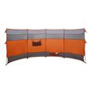 vidaXL Cortaviento de camping impermeable naranja 366x152x152 cm
